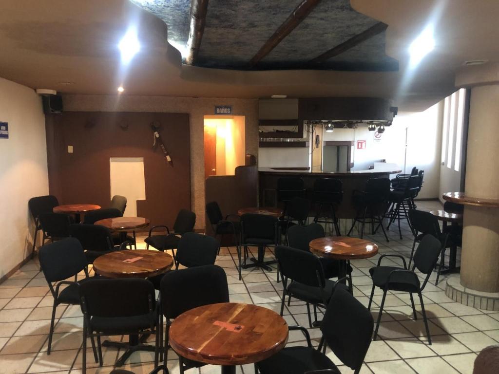 Restaurant and gathering space at Hotel Paquimé